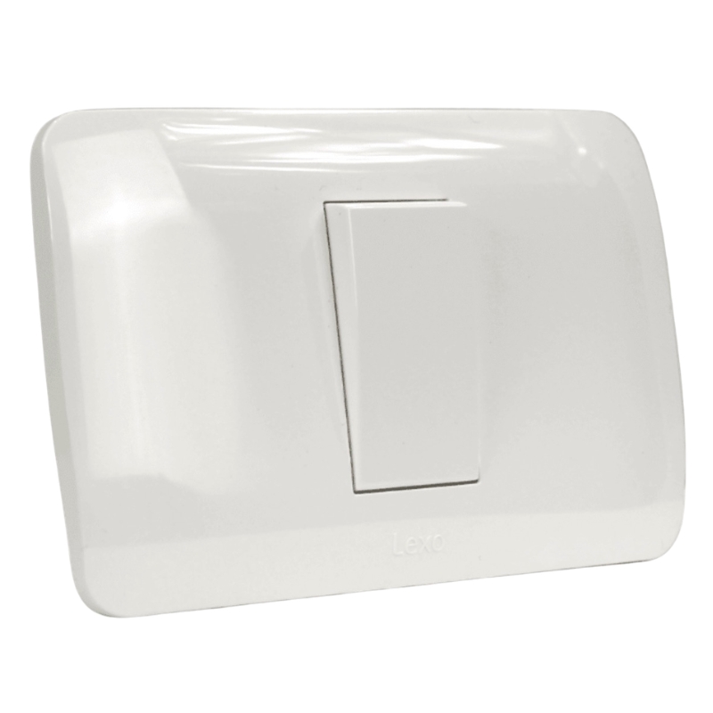 Interruptor 9/12 10A Blanco Lexo