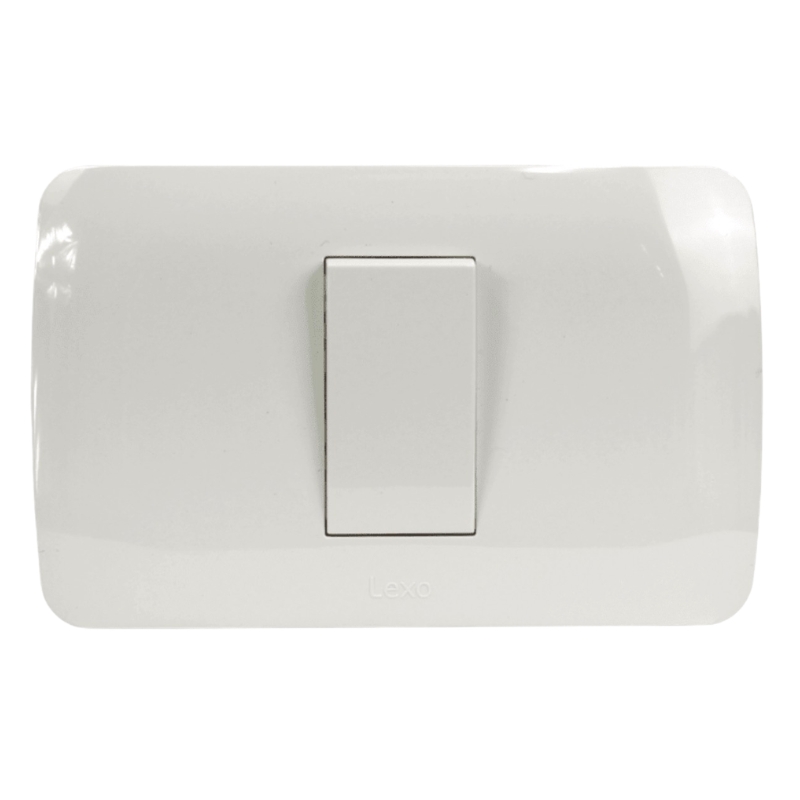 Interruptor 9/12 10A Blanco Lexo 2