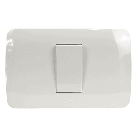 Interruptor 9/24 10A Blanco Lexo