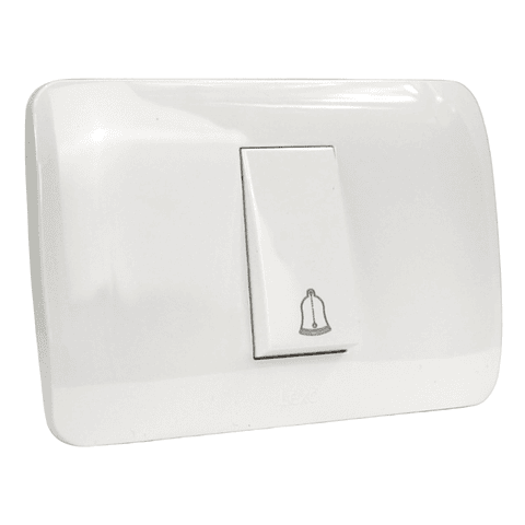 Interruptor Timbre 10A Blanco Lexo