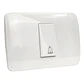 Interruptor Timbre 10A Blanco Lexo - Miniatura 1