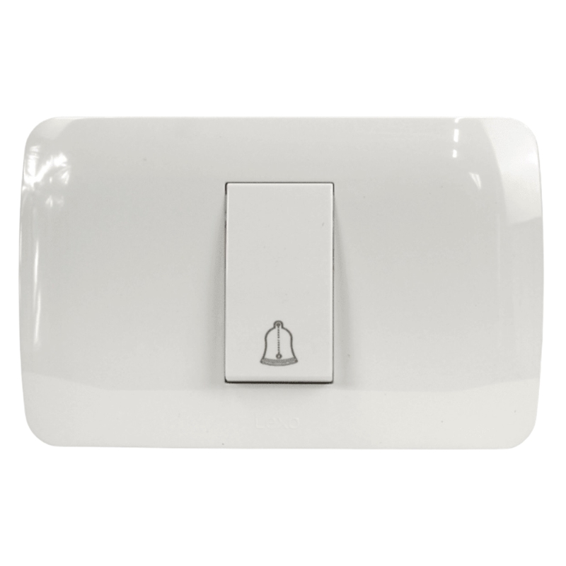 Interruptor Timbre 10A Blanco Lexo