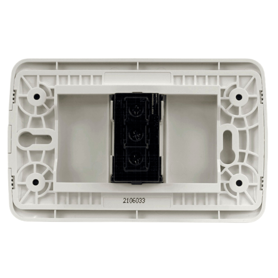 Interruptor 9/24 10A Blanco / Plata LEXO 3