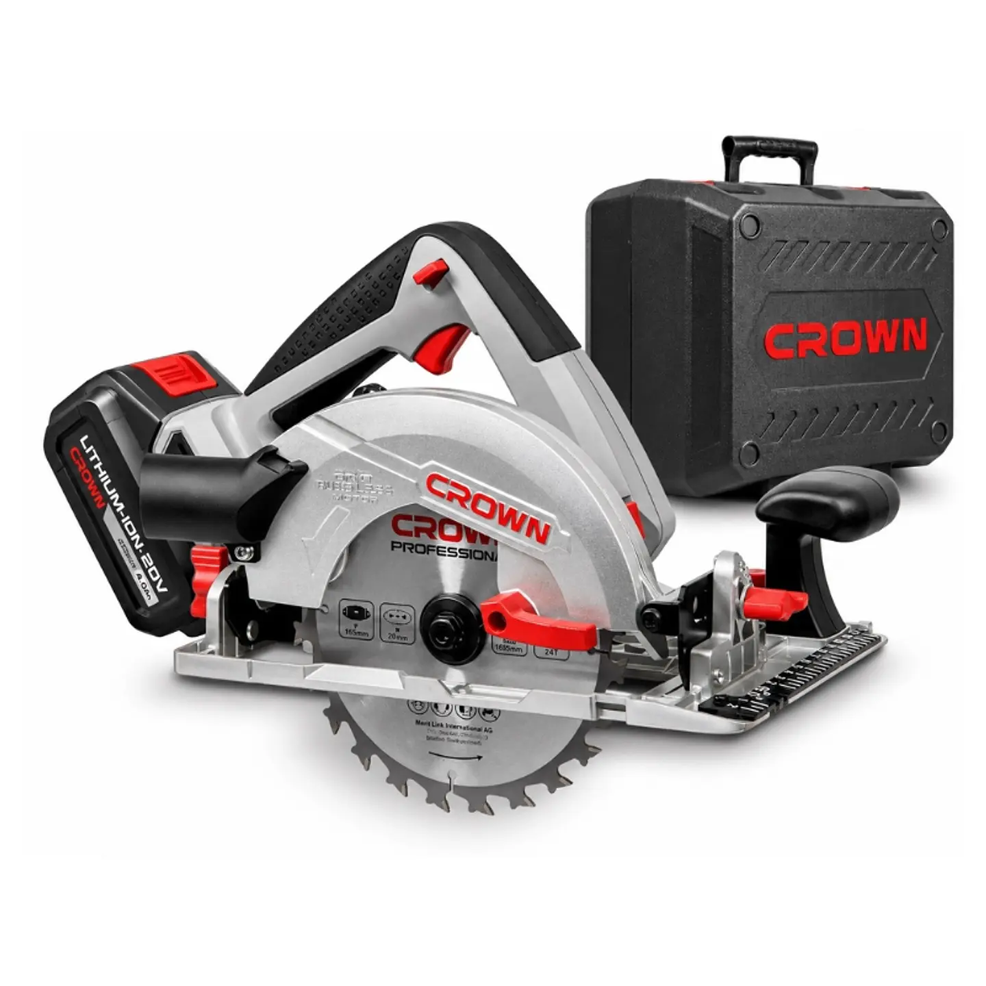Sierra Circular Inalámbrica 20v Max Crown Sec 2