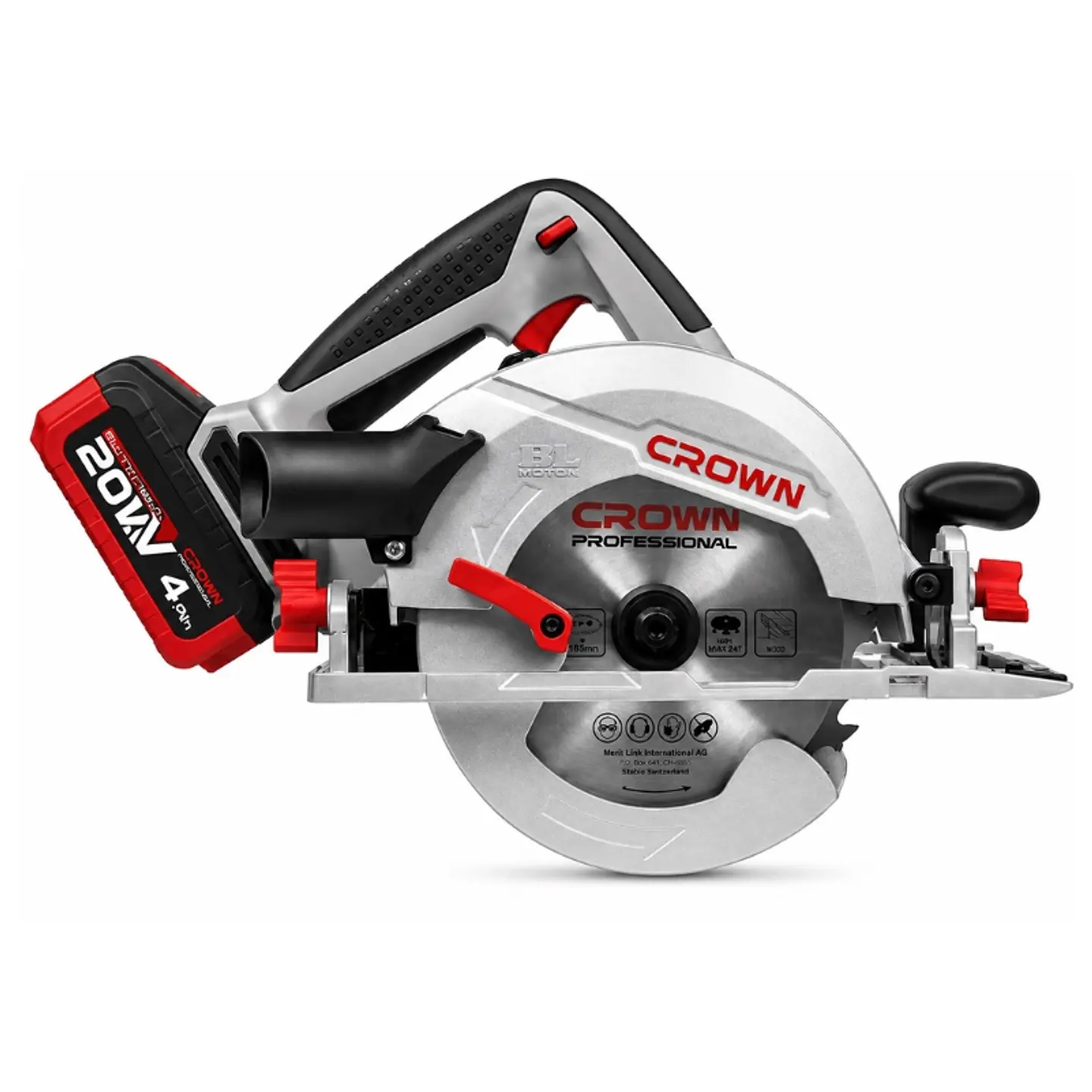 Sierra Circular Inalámbrica 20v Max Crown Sec 1
