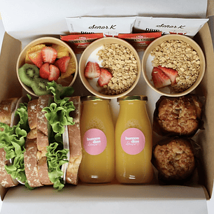 Desayuno Muffin Love Doble