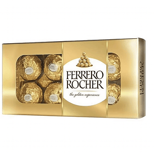 Estuche Bombón Chocolate Ferrero Rocher 8 Unidades