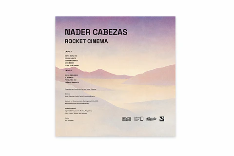 VINILO NADER CABEZAS ROCKET CINEMA EDICIÓN 2025 — VINILO CHILENO LIMITADO