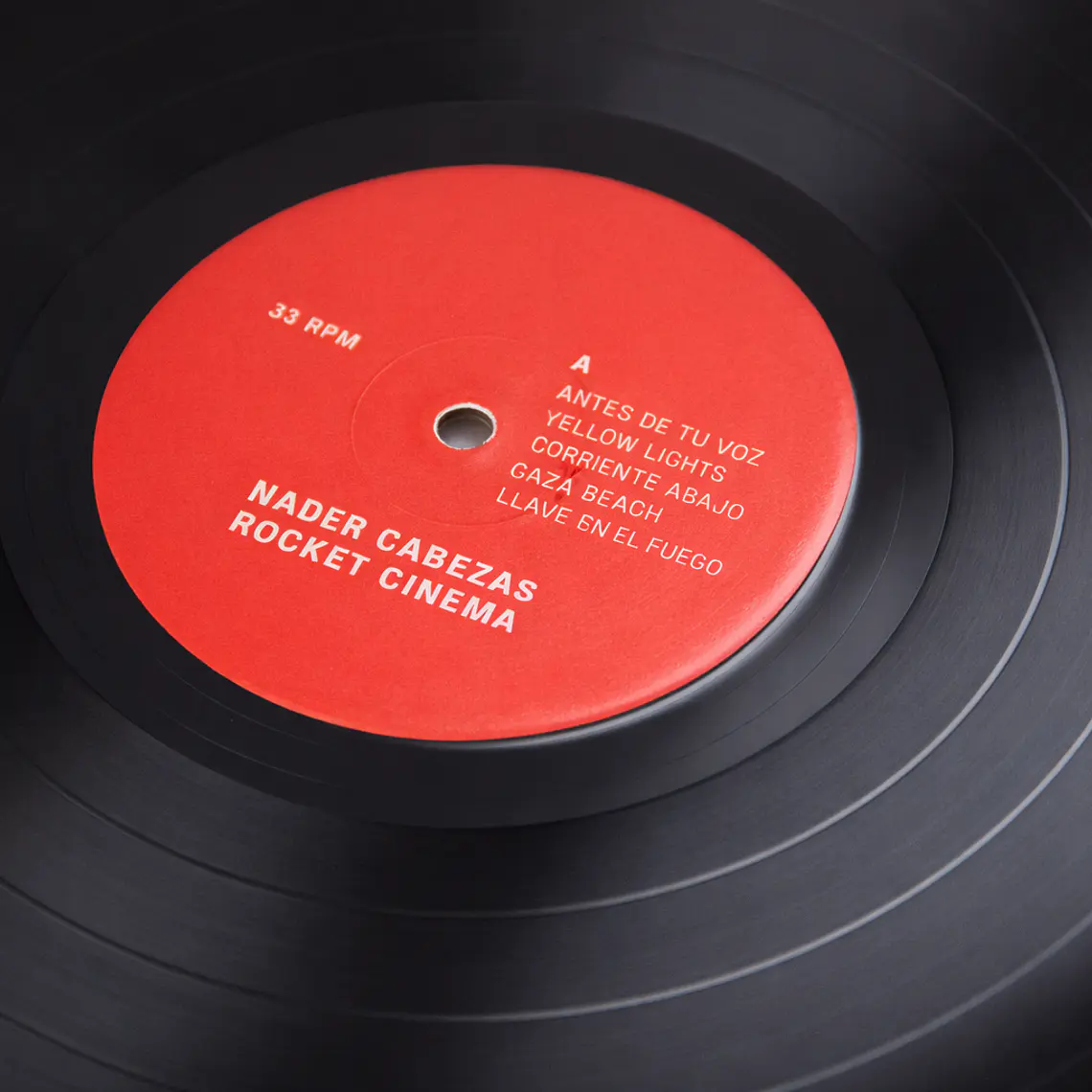 VINILO NADER CABEZAS ROCKET CINEMA EDICIÓN 2025 — VINILO CHILENO LIMITADO 4