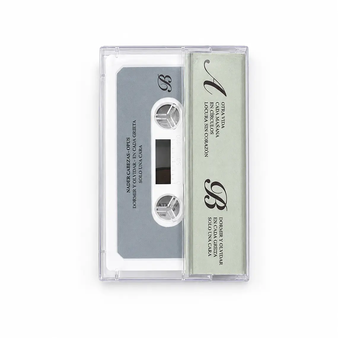 Cassette Nader Cabezas – Opus | Edición Física con Caja Transparente 2