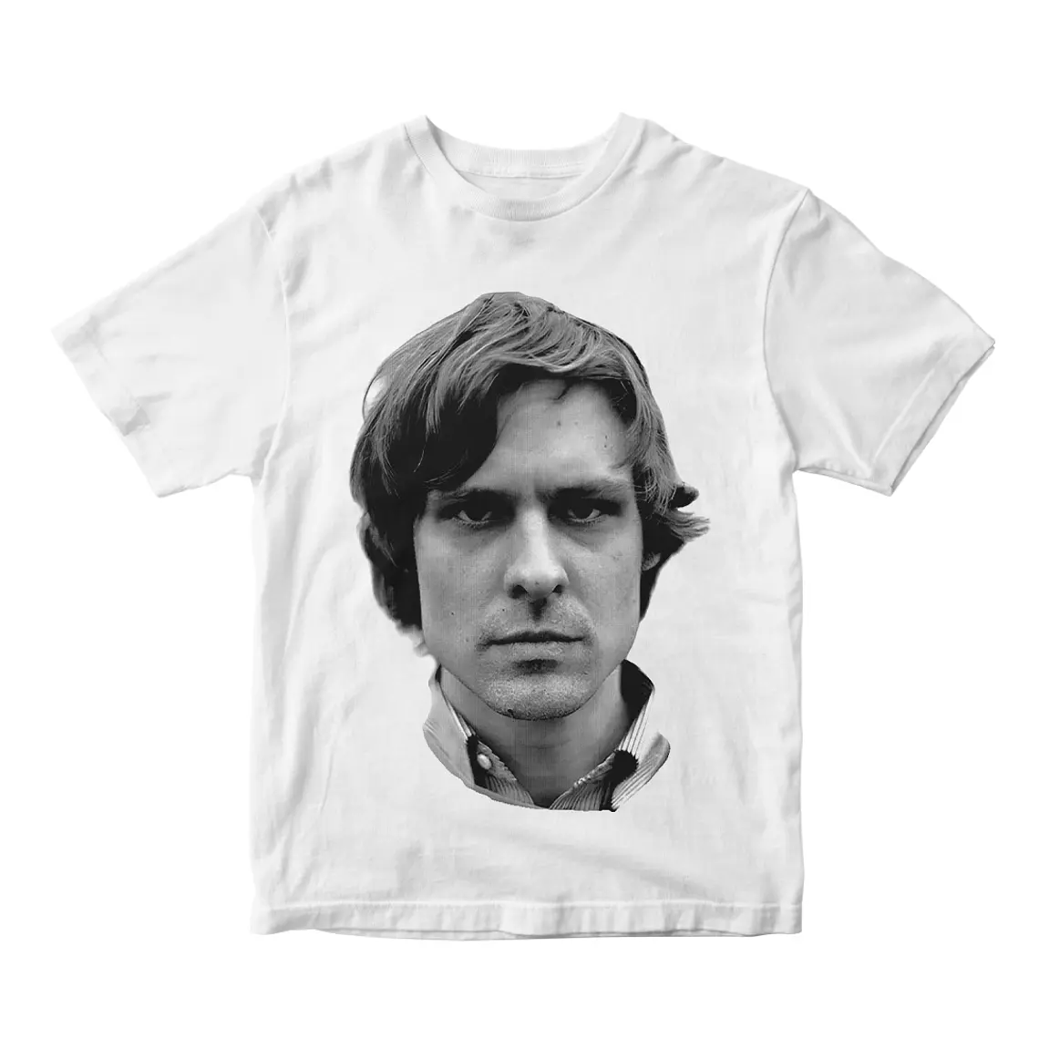 Polera John Maus – Noir Synth Portrait 2
