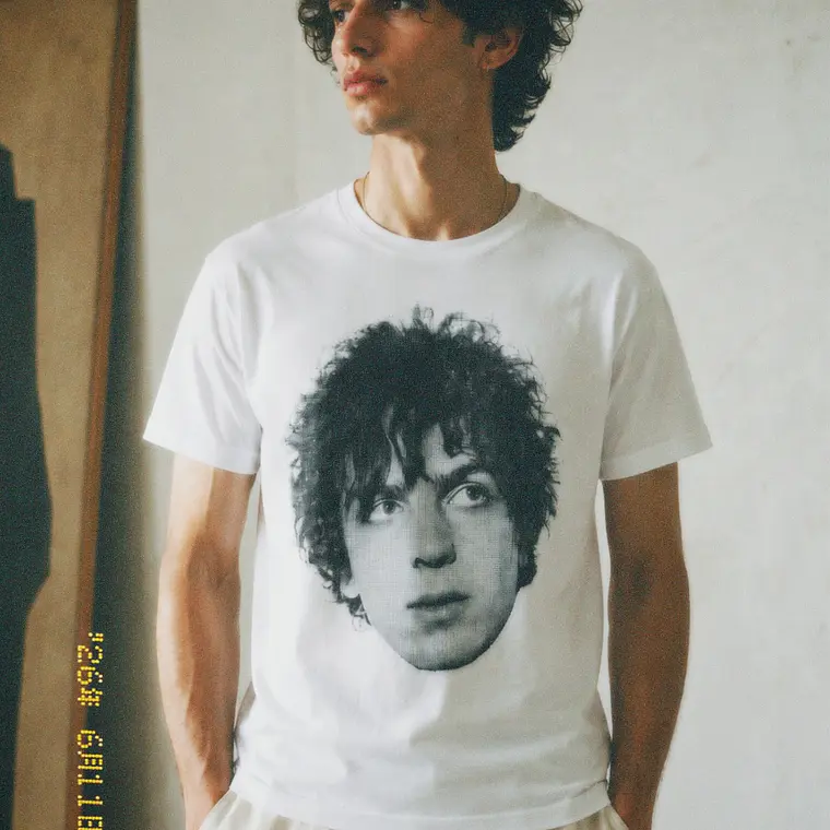 Polera Syd Barrett – Madcap Halftone Portrait 1