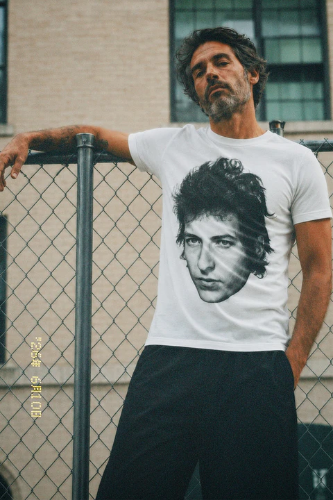 Polera Bob Dylan – Halftone Portrait
