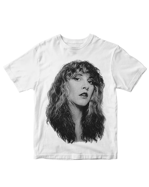 Polera Stevie Nicks – Silver Springs Halftone Portrait