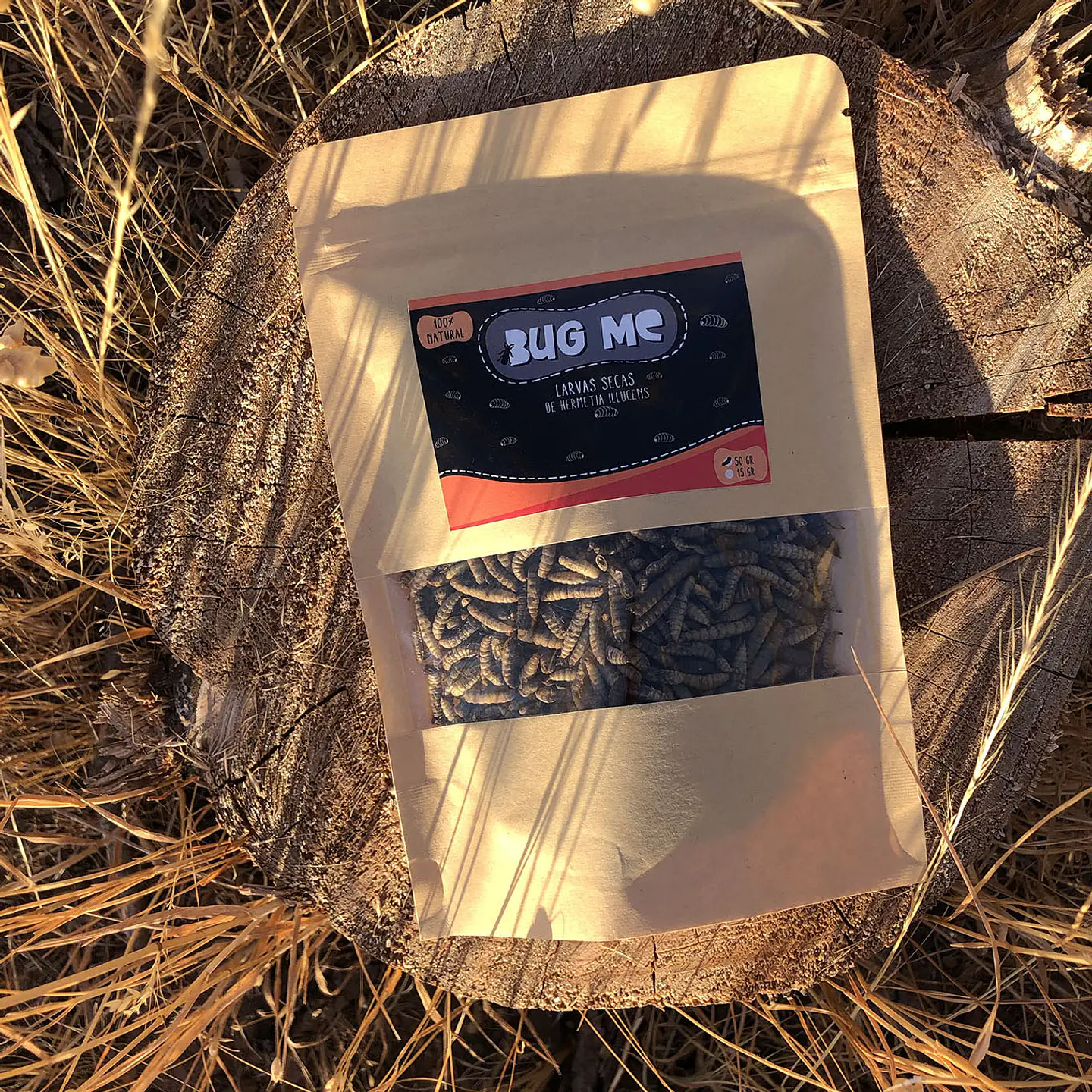 Larvas Mosca Soldado Negro 150 gr 1
