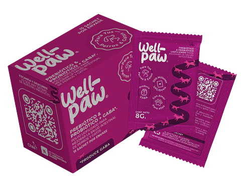 Probiótico Liofilizado Well Paw para Perro y Gato con Gaba