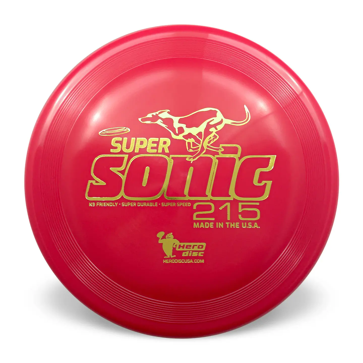 Frisbee Profesional Super Sonic 215 Candy/taffy Perro Hero Disc Dog 1