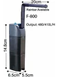 Filtro Interno Dophin 410 L/h Acuarios Peceras Tortugas - Miniatura 2