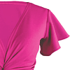 TOP AMELIA MANGAS DE VUELOS FUCSIA