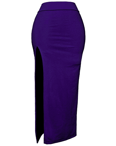 MAXI FALDA LEONORA MORADO