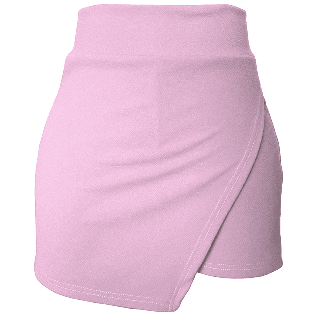 FALDA SHORT AURORA PALO ROSA