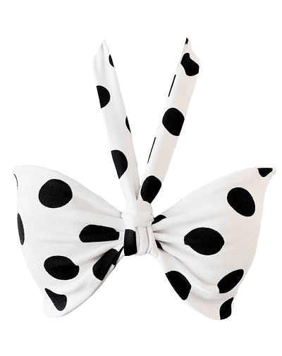 CROP-TOP LEIA POLKA DOTS WHITE 