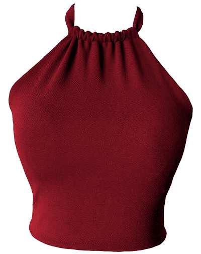 TOP HALTER DAKOTA ROJO 