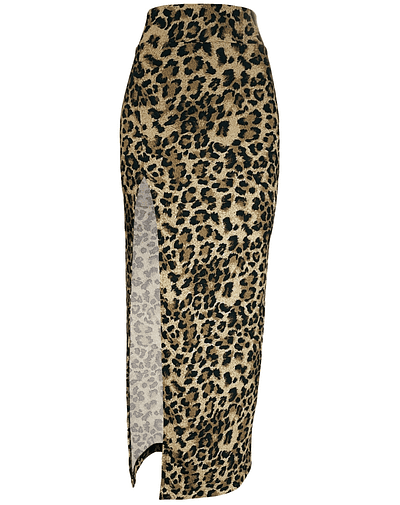 MAXI FALDA LEONORA NEW ANIMAL PRINT 