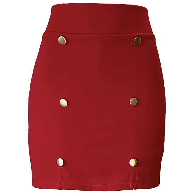 FALDA SHORT DANIOLIVA ROJO