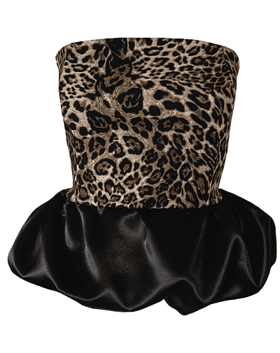 TOP DIANA LEOPARD PRINT