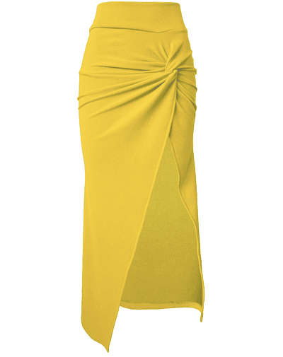 MAXI FALDA AITANA AMARILLO 