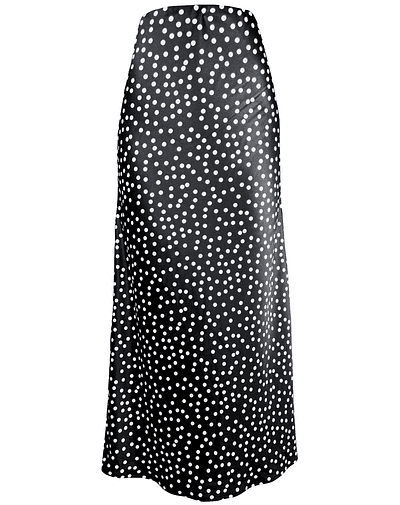 FALDA LORENZA SATIN POLKA DOTS 