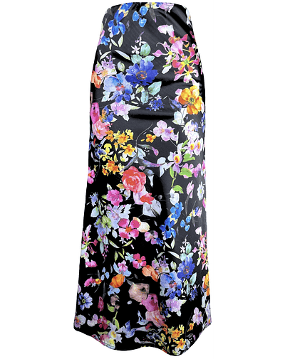 FALDA LORENZA SATIN FLORECER 