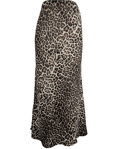 FALDA LORENZA GASA ANIMAL PRINT 