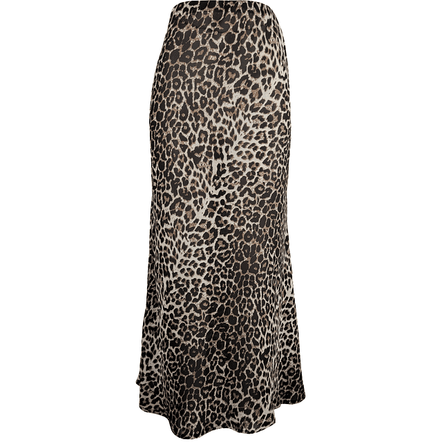 FALDA LORENZA GASA ANIMAL PRINT 