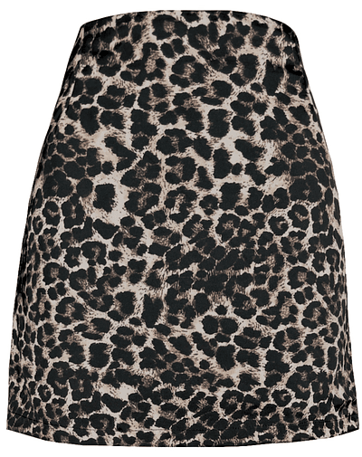 FALDA DOROTHY SATIN ANIMAL PRINT