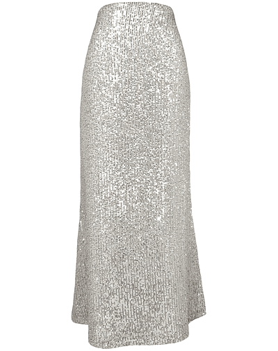 FALDA ALEXANDRA LENTEJUELAS BEIGE