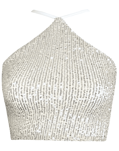 TOP VICENTA LENTEJUELAS BEIGE 