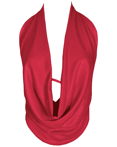 TOP DRAPEADO MELISSA ROJO GLAM