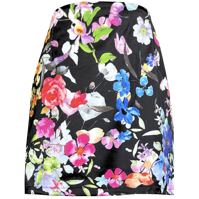 FALDA DOROTHY SATIN FLORECER