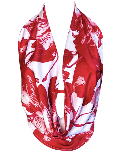 TOP DRAPEADO MELISSA RED LILIUM 