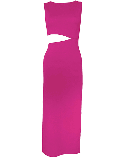 VESTIDO CAYETANA FUCSIA