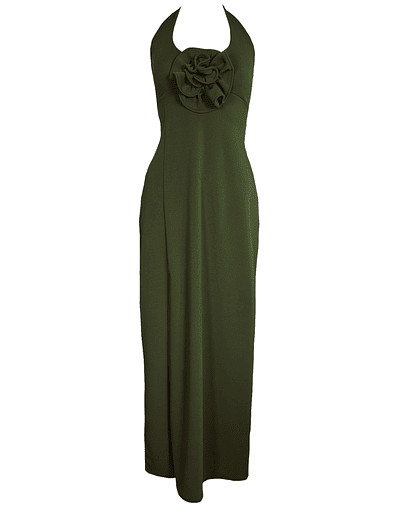 VESTIDO COLOMBA MOSS GREEN 