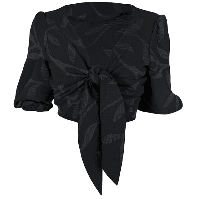 TOP FELICIA GRAFITO LEAVES 