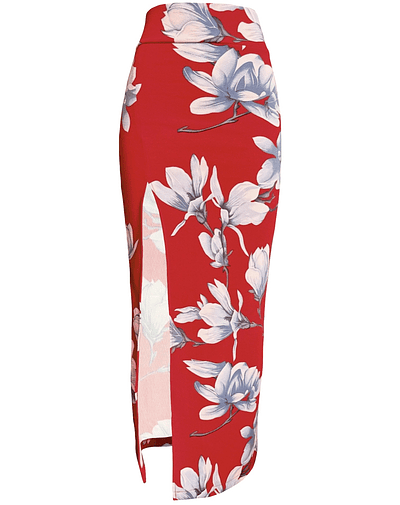 FALDA LEONORA NEW RED SPRING 