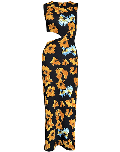 VESTIDO CAYETANA YELLOW SPRING 