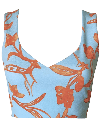 TOP NICOLE ORANGE SPRING 