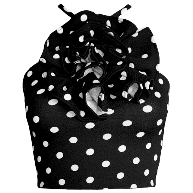 TOP HALTER RAFAELA MINI POLKA DOTS