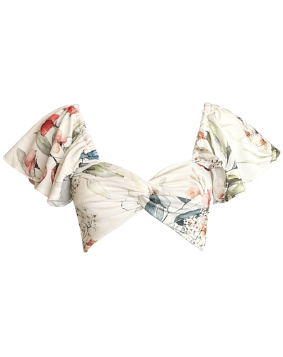 CROP-TOP CARLOTA MANGAS DE VUELOS BOTANICA