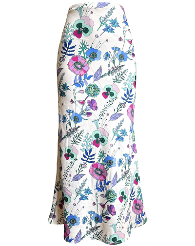 FALDA LORENZA SATIN HERBARIO